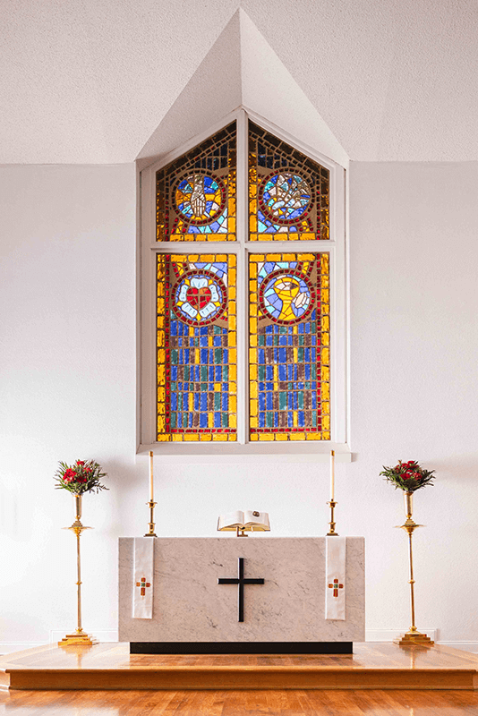 Messiah Lutheran Church Stained Glass Window